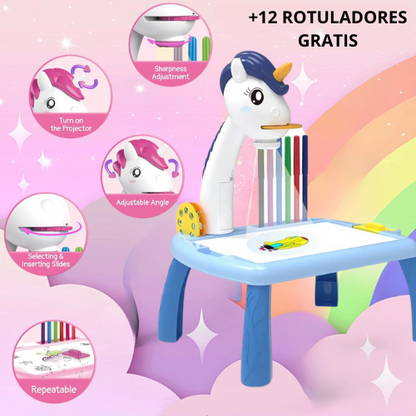 BabyKids - Mesa Infantil con Proyector LED