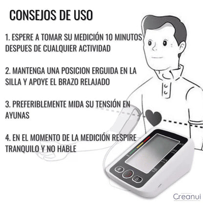 PulseHealth - Tensiómetro digital de brazo