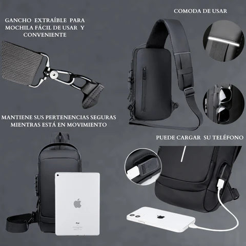 BOLSO CRUZADO ANTIRROBOS 2025