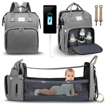 BabyBag - MOCHILA CON CUNA PLEGABLE