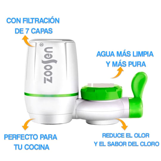 PureWater - Filtro Purificador de Agua para Grifo